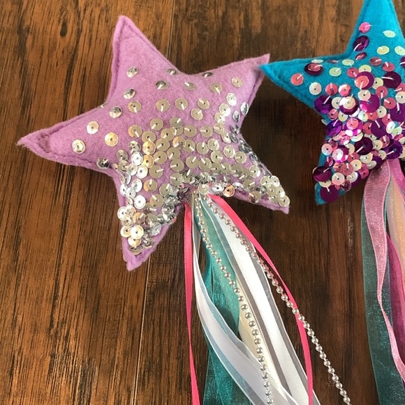 Handcrafted - Set of 4 Fairy and/or Princess Wands - Picture 4 of 8